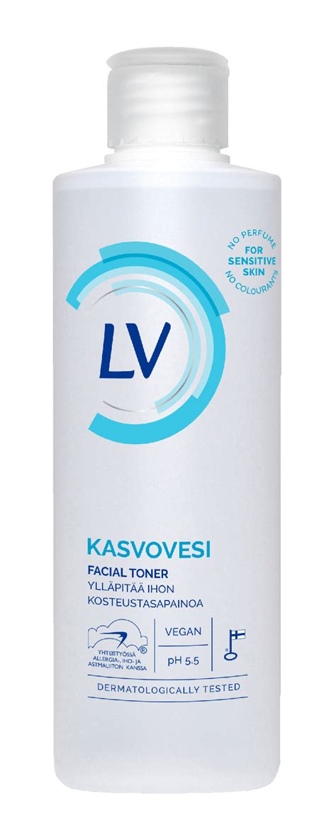 LV kasvovesi 250ml .